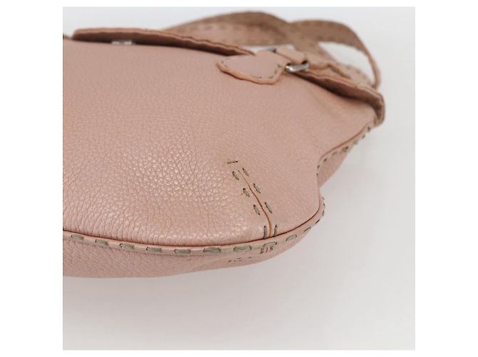 Borsa a mano FENDI Celeria in pelle rosa Auth ka1320 - vista 10