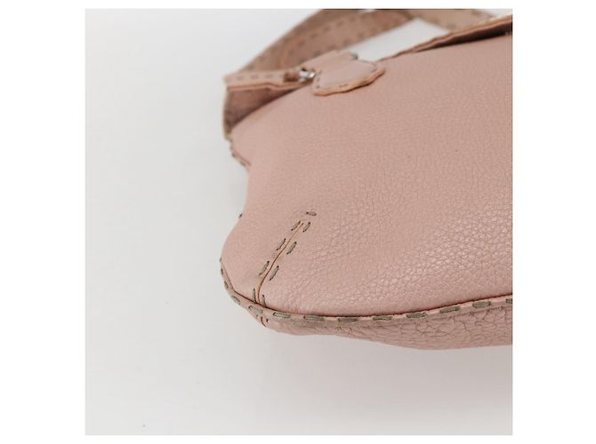 Borsa a mano FENDI Celeria in pelle rosa Auth ka1320 - vista 11