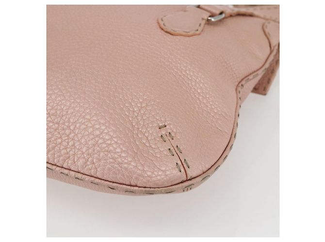 Borsa a mano FENDI Celeria in pelle rosa Auth ka1320 - vista 12