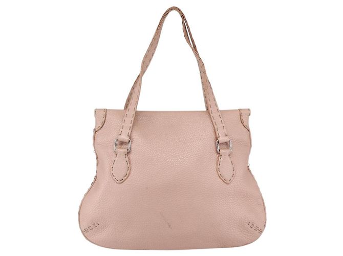 Borsa a mano FENDI Celeria in pelle rosa Auth ka1320 - vista 3