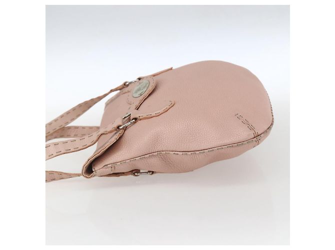 Borsa a mano FENDI Celeria in pelle rosa Auth ka1320 - vista 4