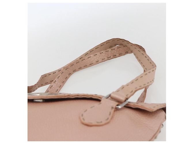 Borsa a mano FENDI Celeria in pelle rosa Auth ka1320 - vista 8