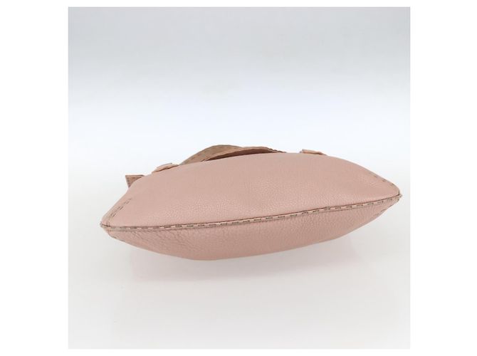 Borsa a mano FENDI Celeria in pelle rosa Auth ka1320 - vista 9