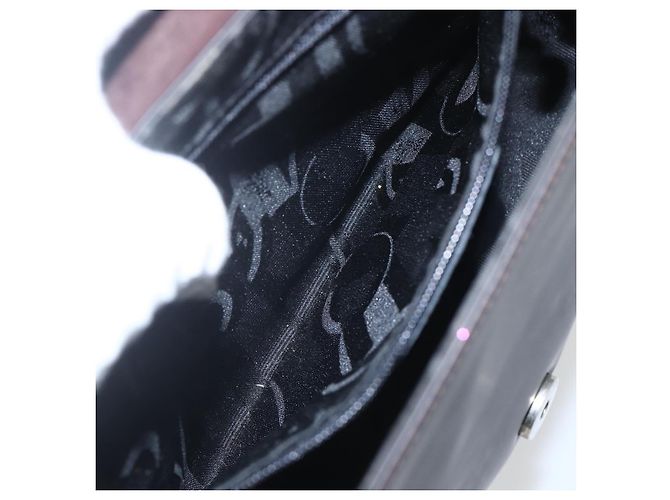 Borsa a Spalla Vala in Pelle Nera e Argento di Salvatore Ferragamo Auth BA9331 Nero - vista 19