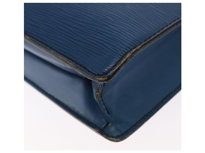 LOUIS VUITTON Borsa Porta Documenti a Tracolla Epi Blu Toledo LV Auth 160443 - vista 17