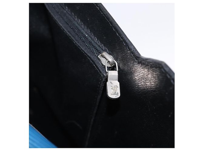 LOUIS VUITTON Borsa Porta Documenti a Tracolla Epi Blu Toledo LV Auth 160443 - vista 24