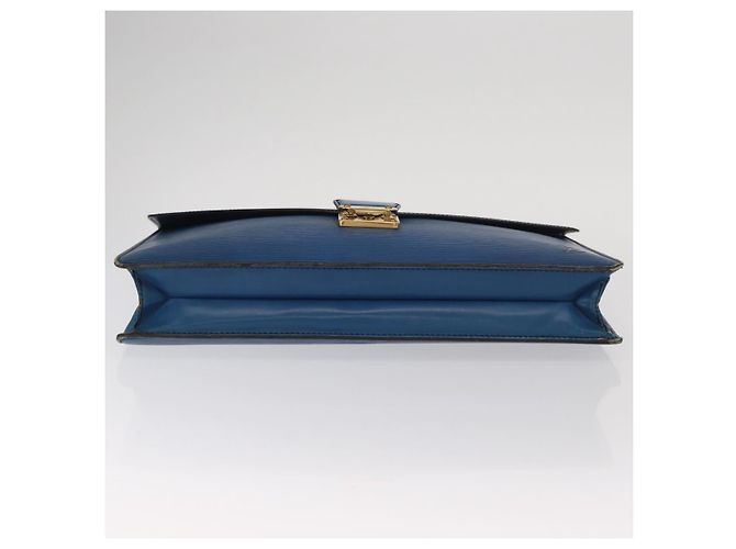 LOUIS VUITTON Borsa Porta Documenti a Tracolla Epi Blu Toledo LV Auth 160443 - vista 5