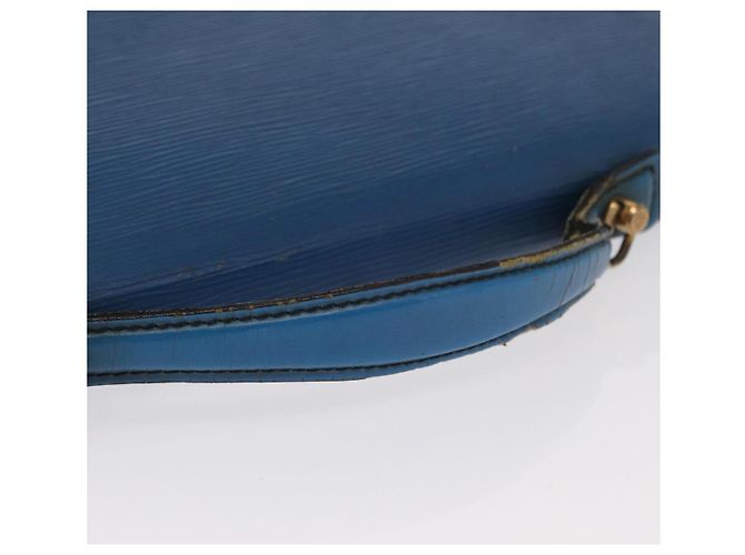 LOUIS VUITTON Borsa Porta Documenti a Tracolla Epi Blu Toledo LV Auth 160443 - vista 7