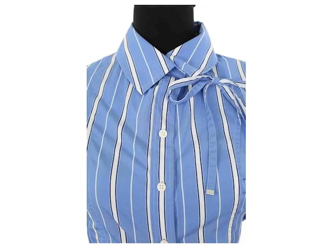 Jacquemus Camicia in cotone blu - vista 2