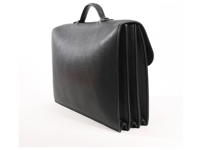 Sac à dépêches HERMÈS Sac à Depeche 38 Ardennes Leather Handbag in Black V:1992 - view 3