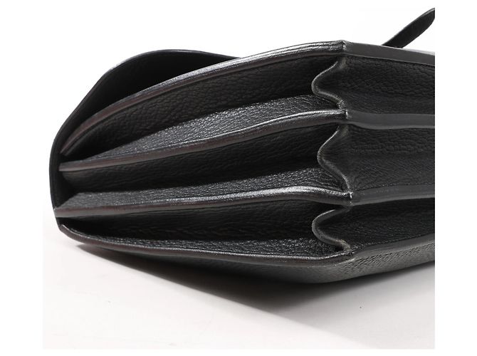 Sac à dépêches HERMÈS Sac à Depeche 38 Ardennes Leather Handbag in Black V:1992 - view 8