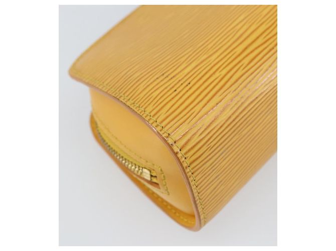 LOUIS VUITTON Pochette Dauphine PM Epi Giallo M48449 LV Auth BA9437 - vista 16