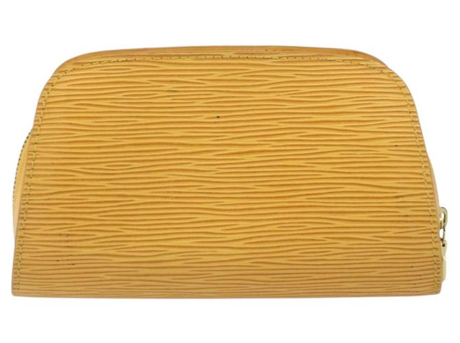 LOUIS VUITTON Pochette Dauphine PM Epi Giallo M48449 LV Auth BA9437 - vista 2