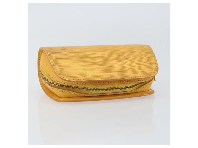 LOUIS VUITTON Pochette Dauphine PM Epi Giallo M48449 LV Auth BA9437 - vista 5