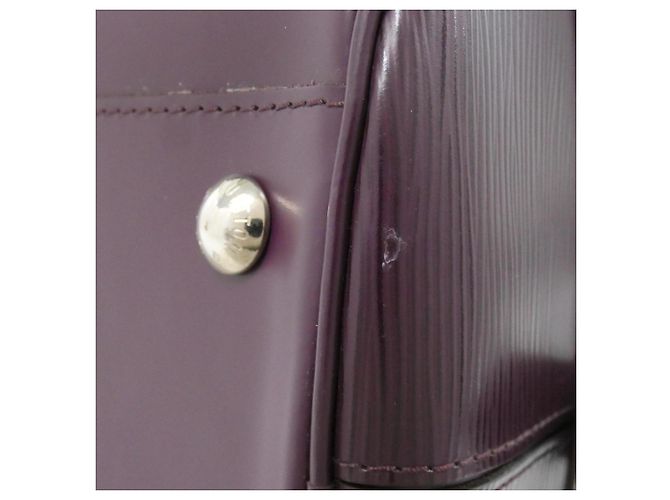 Borsa Louis Vuitton Epi Bowling Montaigne PM Viola scuro - vista 3