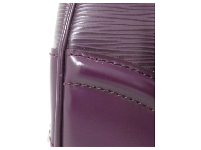 Borsa Louis Vuitton Epi Bowling Montaigne PM Viola scuro - vista 6