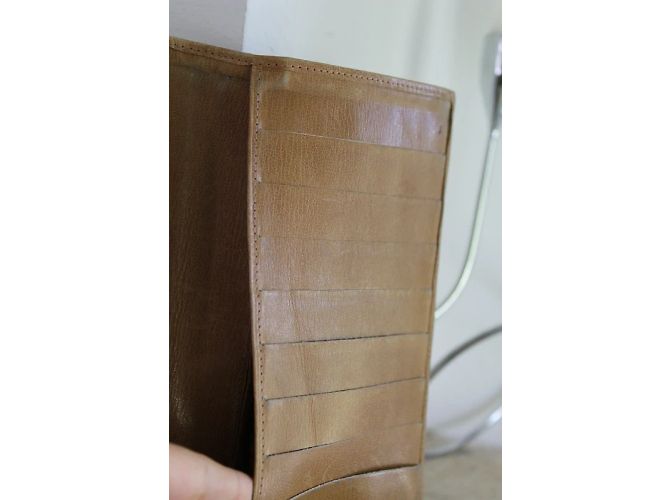 Cartera Céline de lona recubierta triomphe Beige - vista 4