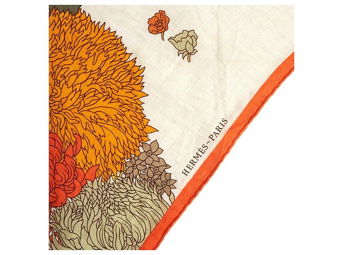 Hermès 2025 Chale Maxi Triángulo Bata Ligera Bufanda de Seda de Cachemira Multicolor - vista 2