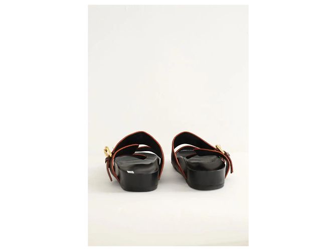 Louis Vuitton Sandali in pelle neri Nero - vista 2