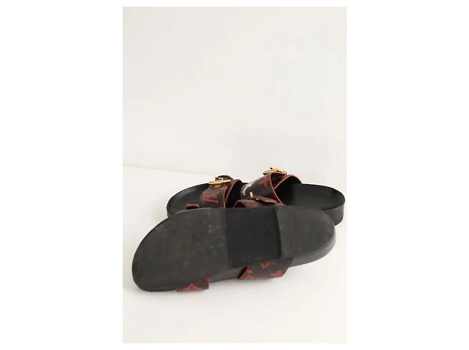 Louis Vuitton Sandali in pelle neri Nero - vista 6