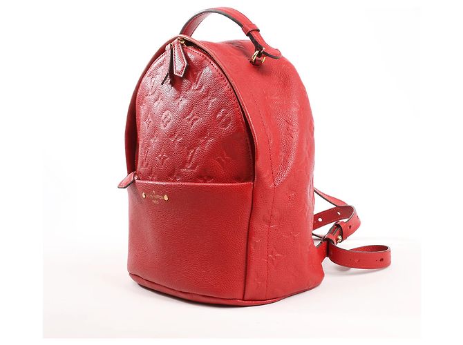 Twist Zaino Monogram Empreinte Sorbonne Louis Vuitton in rosso M44015 - vista 2