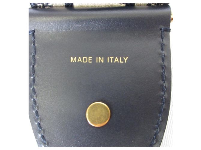 Borsa a Spalla in Vimini Oblique Christian Dior Blu navy - vista 12