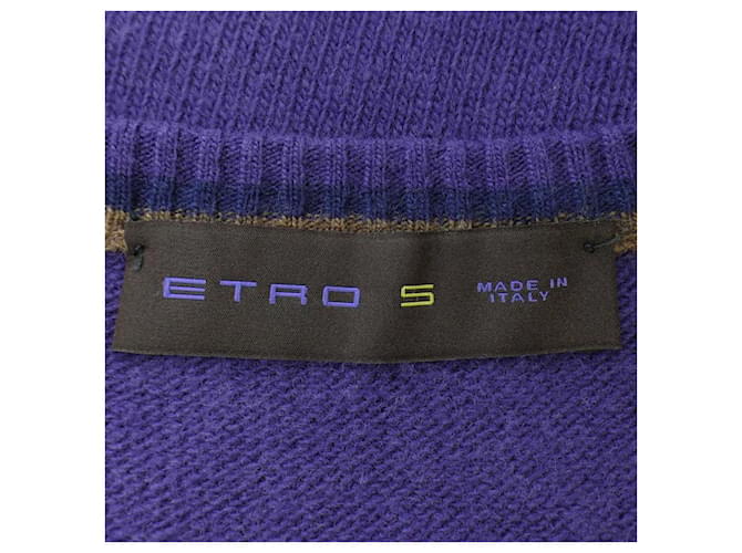 Chaleco de lana ETRO Castaño Púrpura - vista 4
