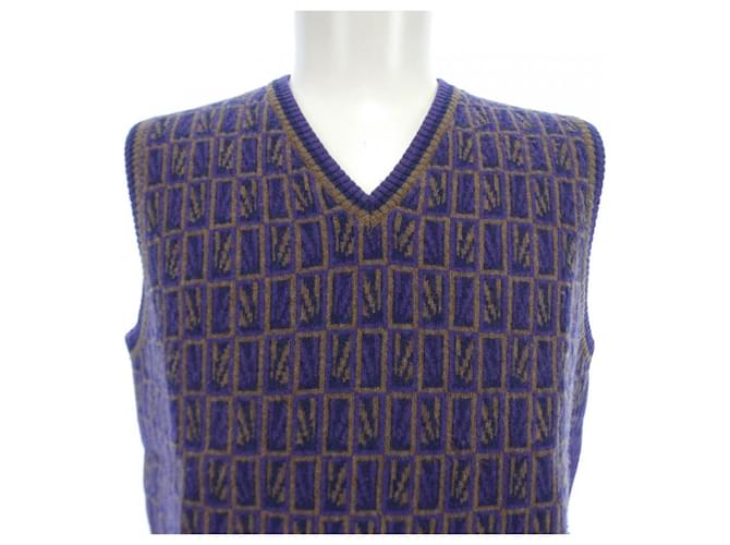 Chaleco de lana ETRO Castaño Púrpura - vista 5