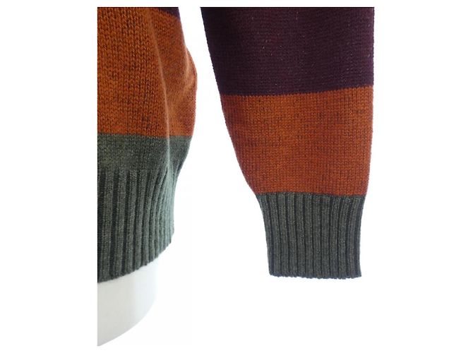 Autre Marque Prendas de punto de cachemira ETRO Castaño Roja Naranja - vista 6