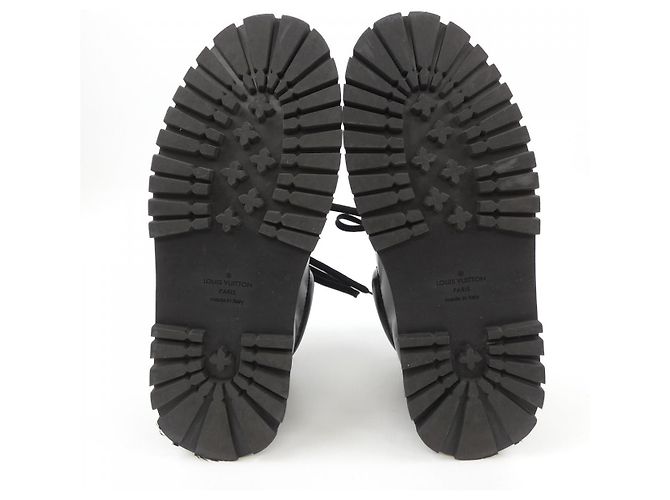 Sneakers Derby della linea Abbesses Louis Vuitton Nero - vista 4