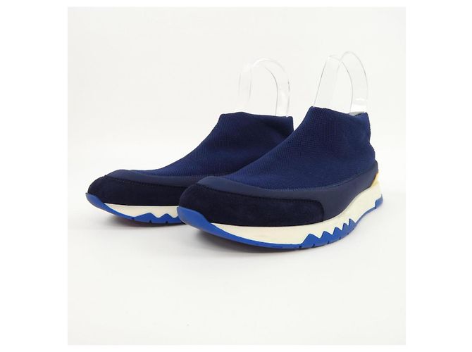 Hermès Sneakers Hermes Blu Blu navy - vista 3