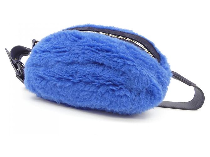 Max Mara Teddy Bear Tasche Blau - Ansicht 4