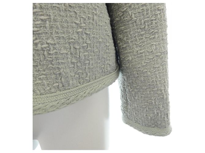 Céline Chaqueta sin cuello Celine Verde - vista 6