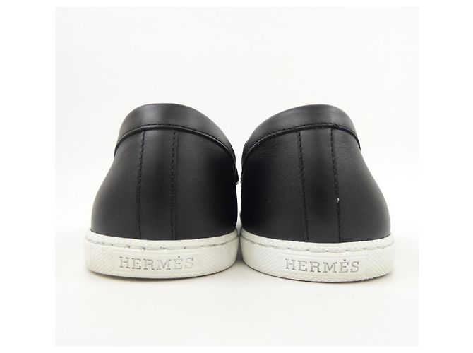 Scarpe in pelle di vitello Hermès Nero - vista 5