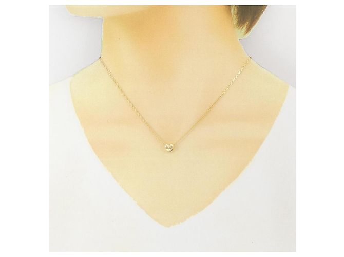 Autre Marque Collana Cuore di Diamanti Au750 D'oro - vista 4