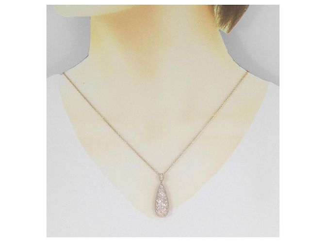 Autre Marque Collana in diamante in oro rosa Au750 - vista 6