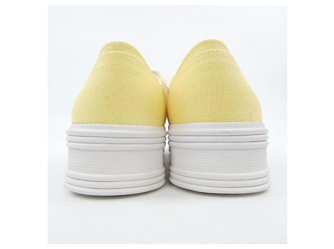 Céline Celine Leinensneaker aus Kalbsleder Gelb - Ansicht 5