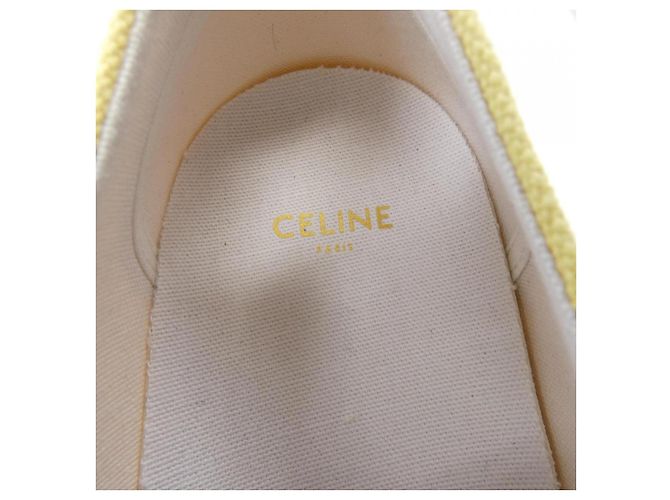 Céline Celine Leinensneaker aus Kalbsleder Gelb - Ansicht 6