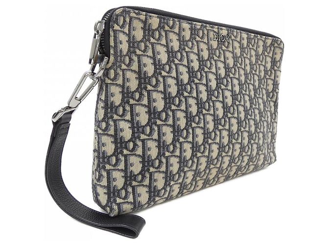 Borsa Dior Nero Blu Beige - vista 2