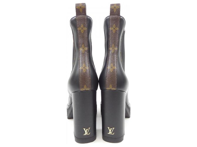 Stivali Louis Vuitton Linea Bobourg Nero - vista 5