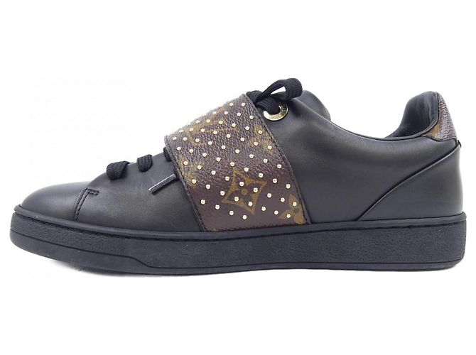 Sneakers Louis Vuitton Marrone Nero - vista 2