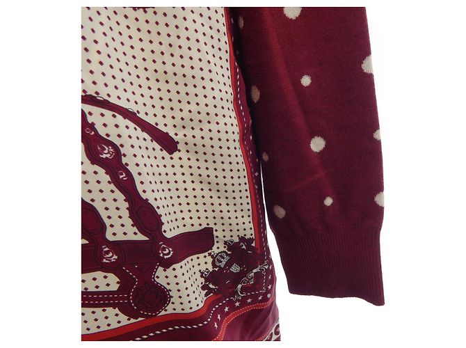 Hermès Twillaine Kleid Rot - Ansicht 7