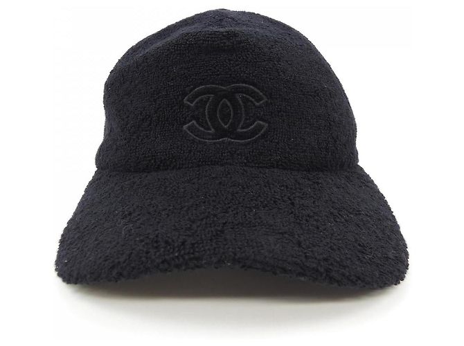 Timeless Cappellino in cotone Chanel Nero - vista 2