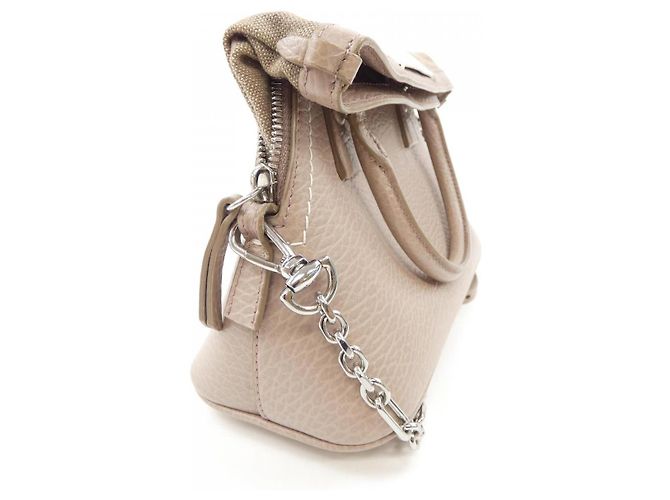 Maison Martin Margiela Borsa a spalla in pelle Maison Margiela Porpora - vista 2