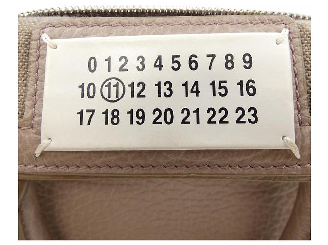 Maison Martin Margiela Borsa a spalla in pelle Maison Margiela Porpora - vista 5