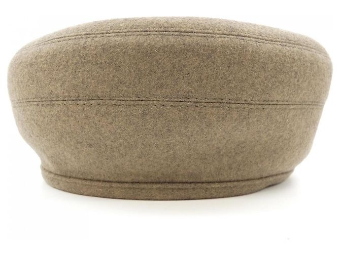 Hermès Cappello in cashmere Hermes H222023N Beige - vista 4