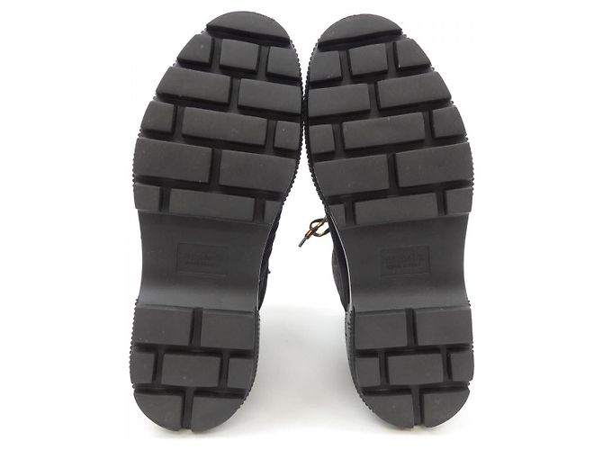Hermès Stivaletti Hermes Parachute Fabric Calf37 Nero - vista 4