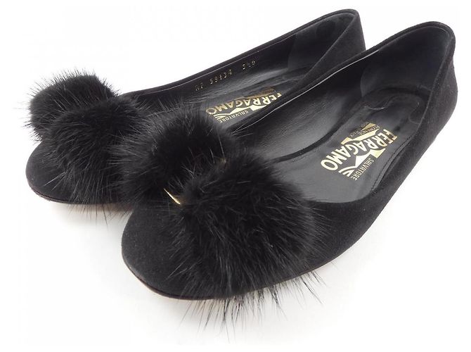Pumps in pelle Salvatore Ferragamo Nero - vista 3