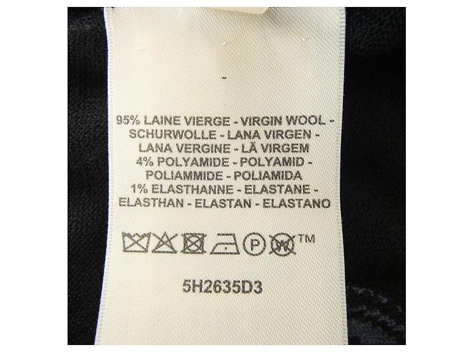 Hermès Top de punto Hermes Negro Azul - vista 3