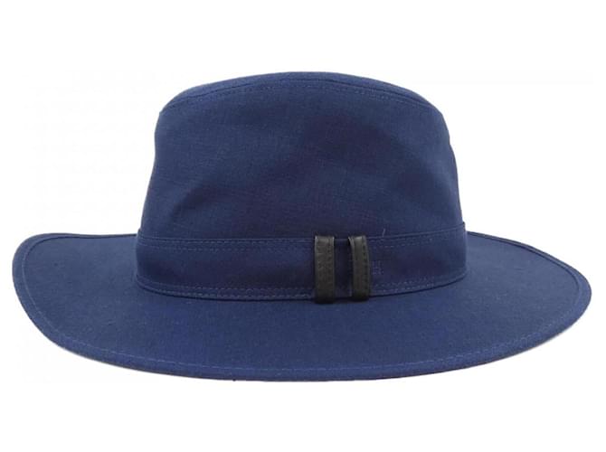 Hermès Hermes Hat Blue Navy blue - view 2